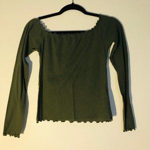 Hollister off the shoulder long sleeve